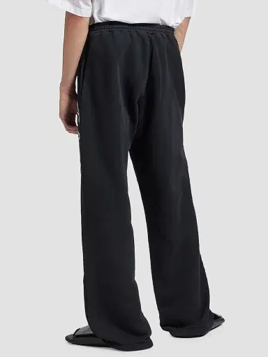 Balenciaga Men's Cursive Baggy Pants - Black White - Size Medium | Thumbnail 5 Balenciaga Men's Cursive Baggy Pants - Black White - Size Medium | Thumbnail 5