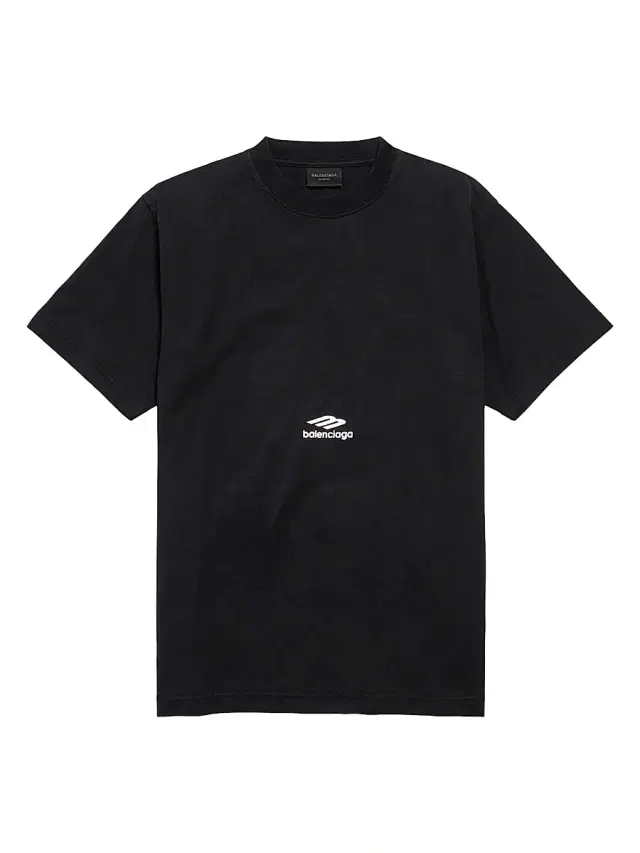 Balenciaga Women's 3B Sports Icon T-Shirt - Washed Black
