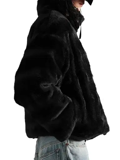 Balenciaga Men's Ski Reversible Puffer Jacket - Black Brown - Size Large | Thumbnail 4