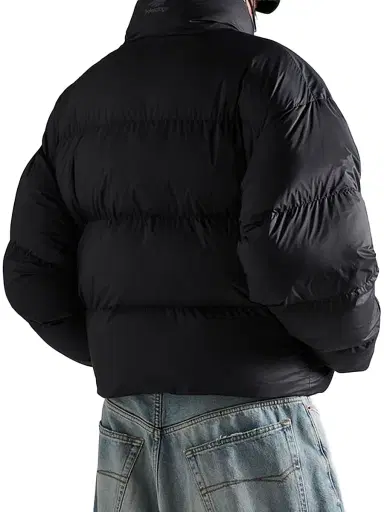 Balenciaga Men's Ski Reversible Puffer Jacket - Black Brown - Size Large | Thumbnail 5