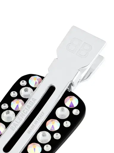 Balenciaga Women's Salon BB Clip Set 2 - Silver Black | Thumbnail 2