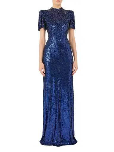 Jenny Packham Women's Jourdain Lattice Embellished Gown | Thumbnail 2 Jenny Packham Women's Jourdain Lattice Embellished Gown | Thumbnail 2