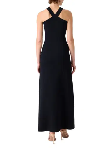 Akris Women's Sleeveless Knit Halter Midi-Dress | Thumbnail 4