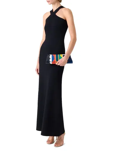 Akris Women's Sleeveless Knit Halter Midi-Dress | Thumbnail 6