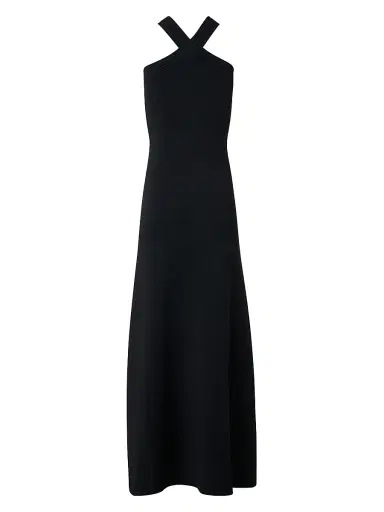 Akris Women's Sleeveless Knit Halter Midi-Dress | Thumbnail 1
