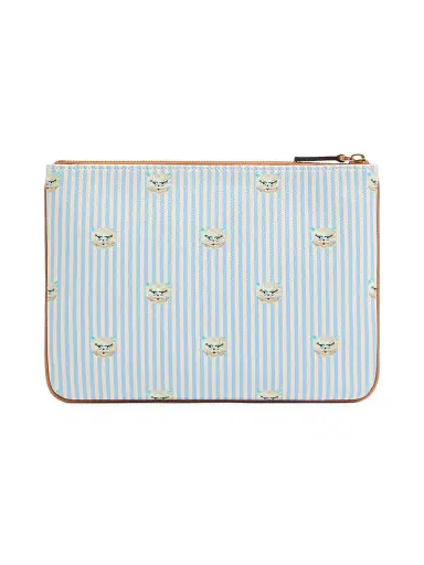 Valentino Garavani Men's VLogo Signature Pouch in Grainy Calfskin | Thumbnail 3