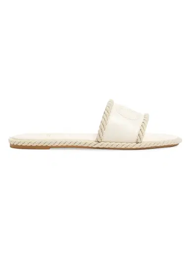Valentino Garavani Women's VLogo Torchon Slide Sandals in Nappa Leather | Thumbnail 1 Valentino Garavani Women's VLogo Torchon Slide Sandals in Nappa Leather | Thumbnail 1