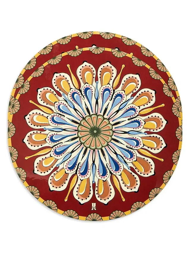 La DoubleJ Disk Placemats Set of 2 - Mattone