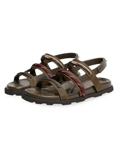 Moncler Women's Vera Isla Leather Sandals | Thumbnail 2 Moncler Women's Vera Isla Leather Sandals | Thumbnail 2