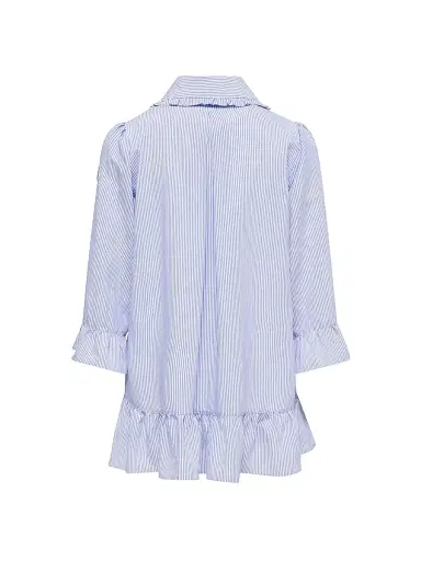 Moncler Little Girl's & Girl's Shirt Dress with Stripes - Light Blue - Size 14 | Thumbnail 2 Moncler Little Girl's & Girl's Shirt Dress with Stripes - Light Blue - Size 14 | Thumbnail 2