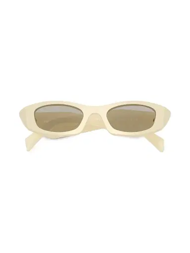 Prada Women's 52MM Oval Sunglasses - Light Brown | Thumbnail 5