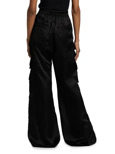 Rick Owens Women's Cargobelas Wide-Leg Cargo Pants - Black - Size 6 | Thumbnail 5 Rick Owens Women's Cargobelas Wide-Leg Cargo Pants - Black - Size 6 | Thumbnail 5