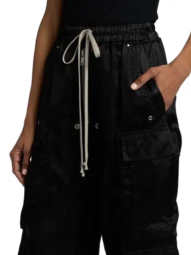Rick Owens Women's Cargobelas Wide-Leg Cargo Pants - Black - Size 6 | Thumbnail 6 Rick Owens Women's Cargobelas Wide-Leg Cargo Pants - Black - Size 6 | Thumbnail 6
