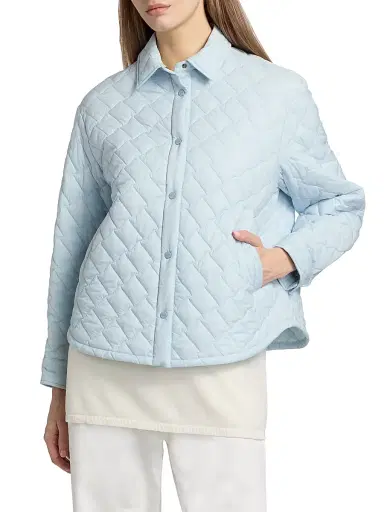 HERNO Women's Ecoage Diamond Quilted Shirt Jacket | Thumbnail 3 HERNO Women's Ecoage Diamond Quilted Shirt Jacket | Thumbnail 3