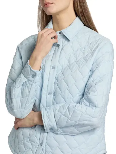 HERNO Women's Ecoage Diamond Quilted Shirt Jacket | Thumbnail 6 HERNO Women's Ecoage Diamond Quilted Shirt Jacket | Thumbnail 6