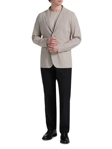 HERNO Men's Lightweight Stretch-Nylon Blazer - Beige - Size 46 | Thumbnail 2