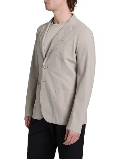 HERNO Men's Lightweight Stretch-Nylon Blazer - Beige - Size 46 | Thumbnail 4