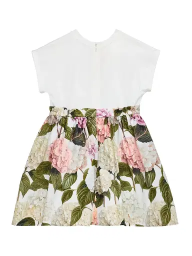 Dolce & Gabbana Baby Girl's & Little Girl's Logo T-Shirt Floral Dress - Variante Abbinata - Size 2 | Thumbnail 2 Dolce & Gabbana Baby Girl's & Little Girl's Logo T-Shirt Floral Dress - Variante Abbinata - Size 2 | Thumbnail 2