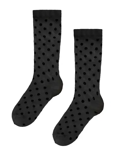 Wolford Women's Daisy Floral Crew Socks - White | Thumbnail 6