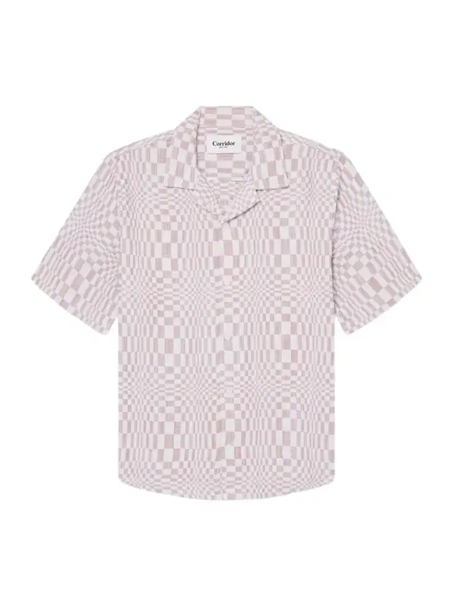 High Focus Camp-Collar Checked Cotton Shirt - Men