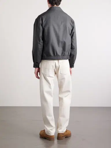 Visvim Kluane Logo-Embroidered Wool and Silk-Blend Blouson Jacket - Men | Thumbnail 4 Visvim Kluane Logo-Embroidered Wool and Silk-Blend Blouson Jacket - Men | Thumbnail 4