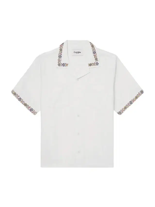 Harmony Camp-Collar Embroidered Linen and Cotton-Blend Shirt - Men