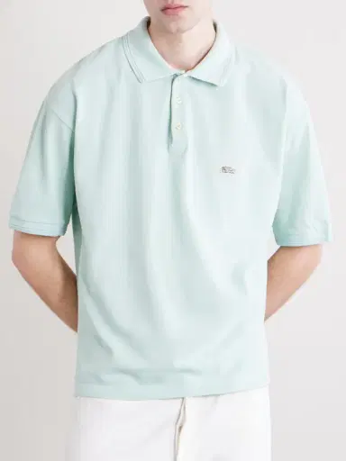 Visvim Mondo Logo-Embroidered Cotton-Piqué Polo Shirt - Men | Thumbnail 3 Visvim Mondo Logo-Embroidered Cotton-Piqué Polo Shirt - Men | Thumbnail 3