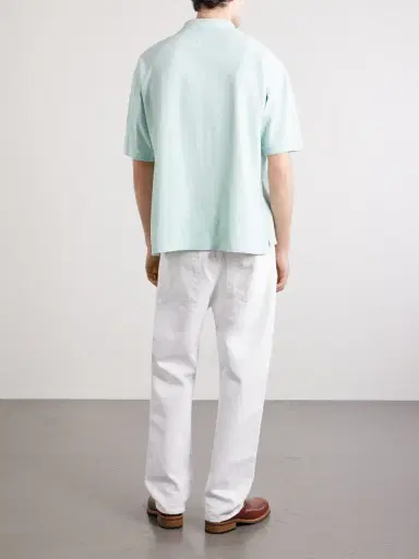Visvim Mondo Logo-Embroidered Cotton-Piqué Polo Shirt - Men | Thumbnail 4 Visvim Mondo Logo-Embroidered Cotton-Piqué Polo Shirt - Men | Thumbnail 4