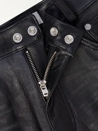 Our Legacy Carlson Straight-Leg Leather Trousers - Men | Thumbnail 6 Our Legacy Carlson Straight-Leg Leather Trousers - Men | Thumbnail 6