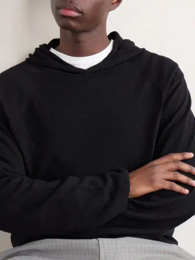 Our Legacy Knitted Silk Hoodie - Men | Thumbnail 5