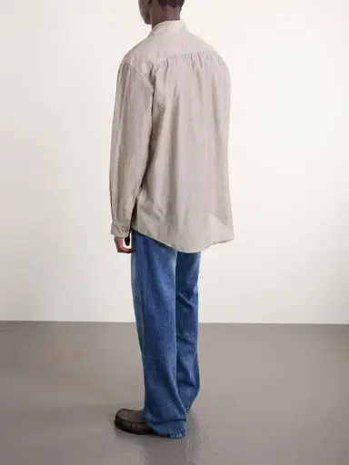 Our Legacy Plough Checked Cotton and Silk-Blend Shirt - Men | Thumbnail 4