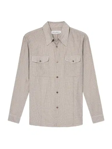Our Legacy Plough Checked Cotton and Silk-Blend Shirt - Men | Thumbnail 1