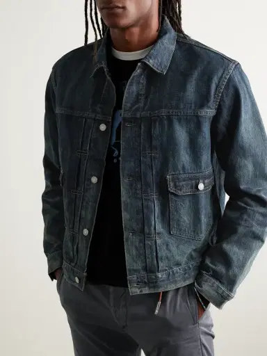 RRL Type 2 Denim Trucker Jacket - Men | Thumbnail 3