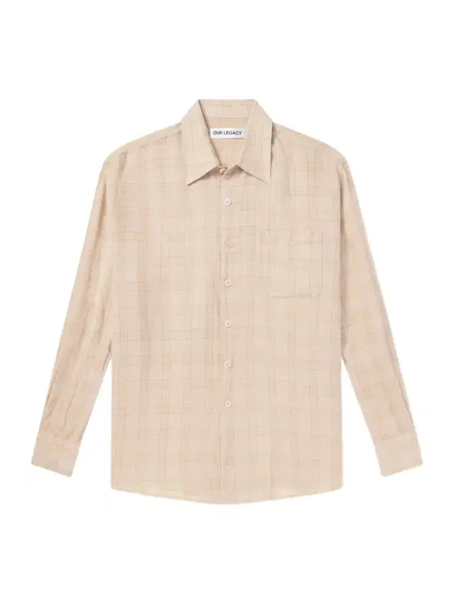 Our Legacy Above Checked Linen-Gauze Shirt - Men