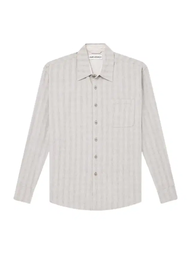 Our Legacy Above Striped Cotton and Linen-Blend Shirt - Men