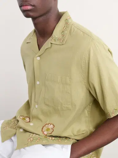 Corridor Augusta Embroidered Cotton Shirt - Men | Thumbnail 5 Corridor Augusta Embroidered Cotton Shirt - Men | Thumbnail 5
