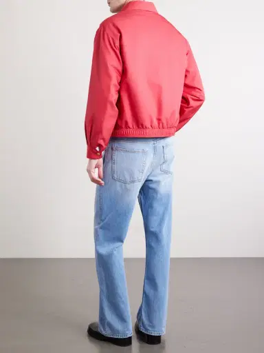 Visvim Kluane Logo-Embroidered Wool and Silk-Blend Blouson Jacket - Men | Thumbnail 4