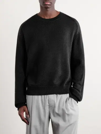 Our Legacy Knitted Cotton Sweater - Men | Thumbnail 3 Our Legacy Knitted Cotton Sweater - Men | Thumbnail 3