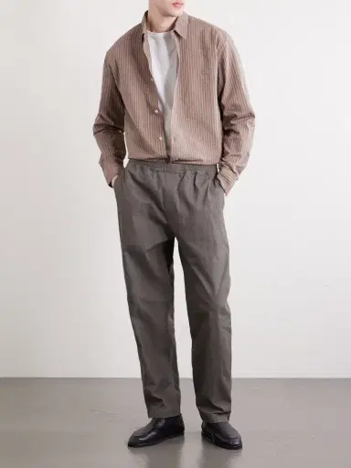 A Kind Of Guise Banasa Straight-Leg Cotton-Blend Trousers - Men | Thumbnail 2 A Kind Of Guise Banasa Straight-Leg Cotton-Blend Trousers - Men | Thumbnail 2