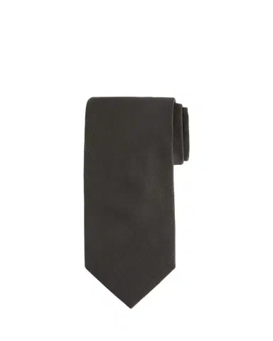 Brioni Solid Textured Silk Tie | Thumbnail 1 Brioni Solid Textured Silk Tie | Thumbnail 1