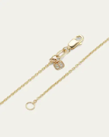 Sydney Evan Yellow Gold Emerald Marquise Evil Eye Fringe Necklace | Thumbnail 4