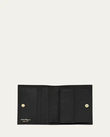 Ferragamo Gancini French Leather Wallet | Thumbnail 3 Ferragamo Gancini French Leather Wallet | Thumbnail 3