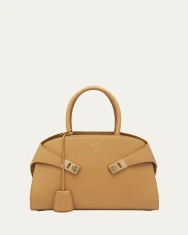 Ferragamo Hug Small Leather Top-Handle Bag | Thumbnail 7