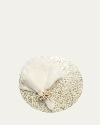Kim Seybert Shell Fringe Napkin Ring | Thumbnail 3 Kim Seybert Shell Fringe Napkin Ring | Thumbnail 3