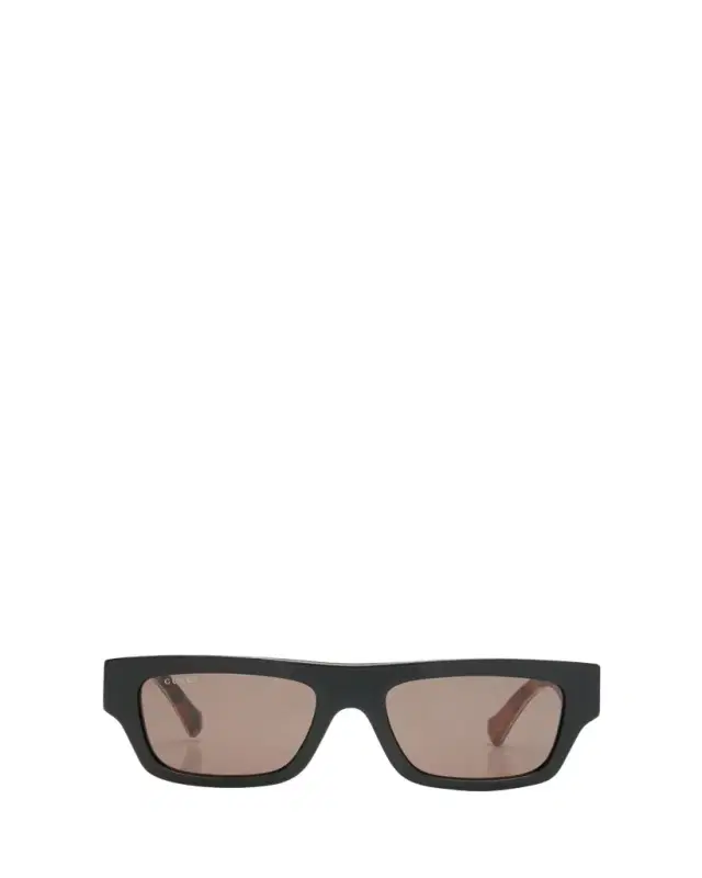Gucci Men's Acetate Rectangle Sunglasses