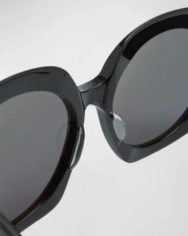 BARTON PERREIRA x Sarah Hoover Delia Acetate Square Sunglasses | Thumbnail 2