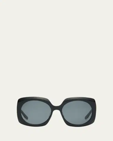 BARTON PERREIRA x Sarah Hoover Delia Acetate Square Sunglasses | Thumbnail 3