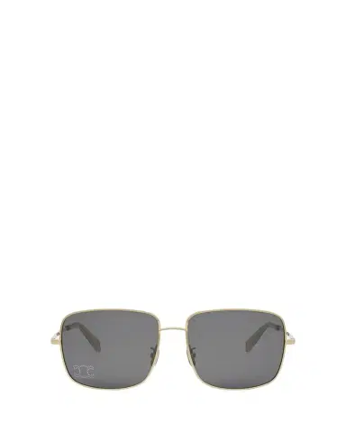 CELINE Embellished Triomphe Metal Square Sunglasses | Thumbnail 1