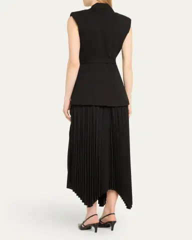 Simkhai Helena Combo Blazer Sleeveless Midi Dress | Thumbnail 3 Simkhai Helena Combo Blazer Sleeveless Midi Dress | Thumbnail 3