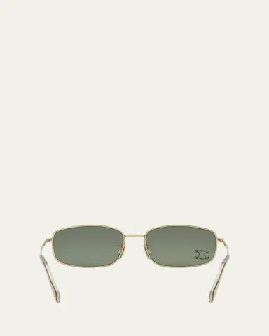 Celine Embellished Triomphe Metal Rectangle Sunglasses | Thumbnail 5 Celine Embellished Triomphe Metal Rectangle Sunglasses | Thumbnail 5
